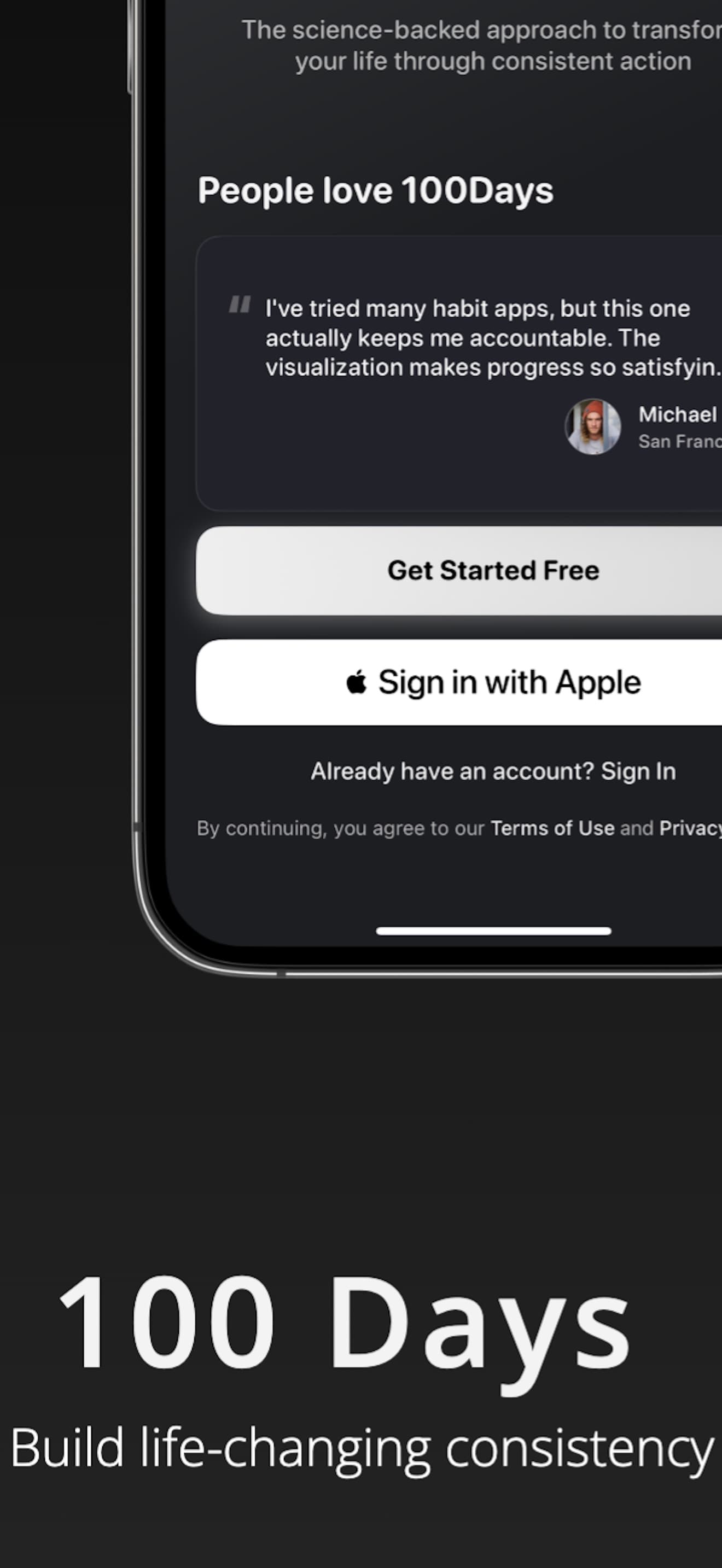 100Days App Preview 3